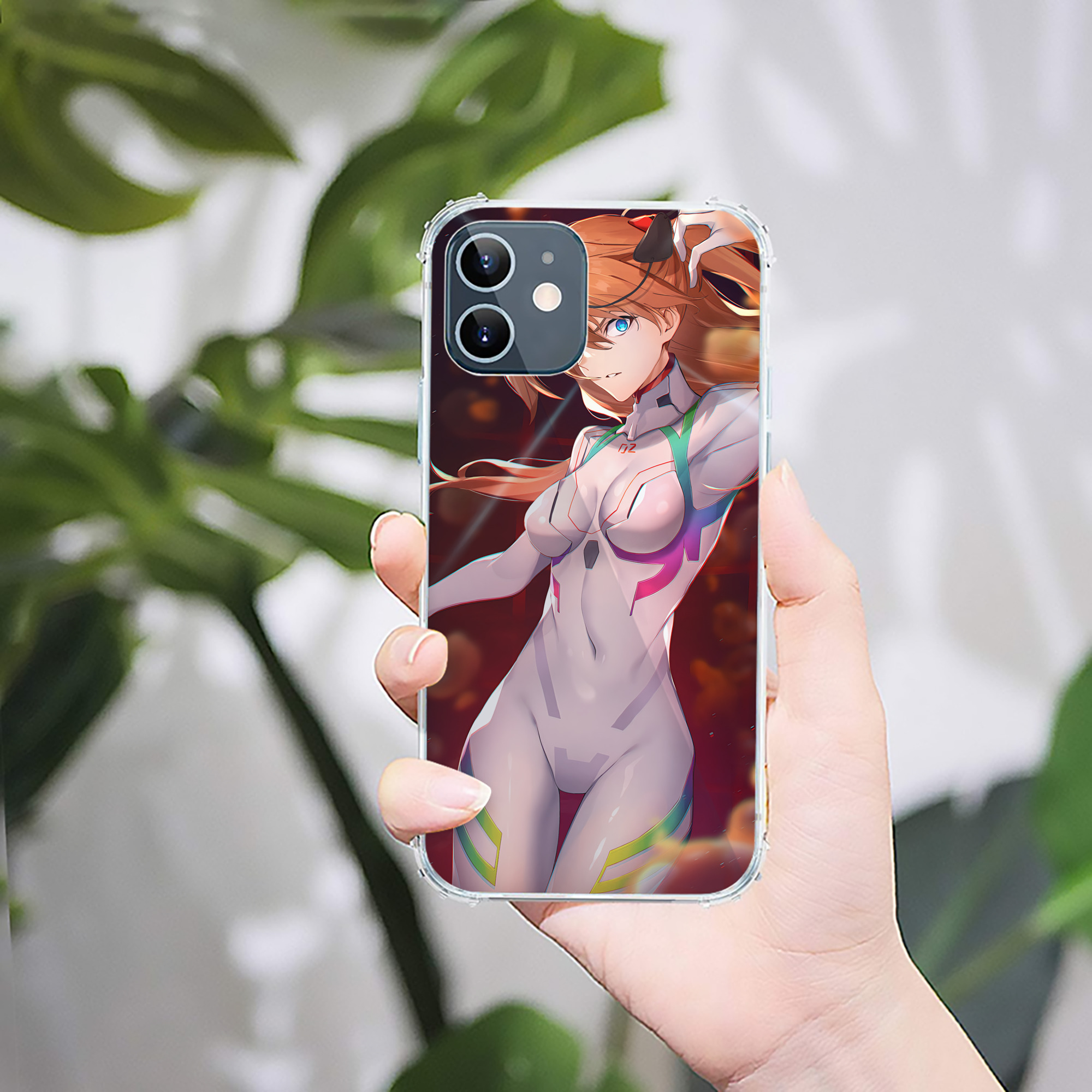 （画像用） EVA 新世紀エヴァンゲリオン 【iPhone 12シリーズ対応】透明スマホケース（クリアソフトケース）